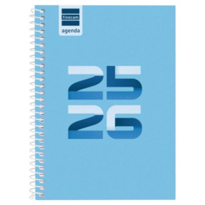 AGENDA ESCOLAR 2025-2026 COOL 8º 120X164 SEMANA VISTA HORIZONTAL AZUL+ FINOCAM 645000126 (Espera 4 dias)