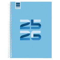 AGENDA ESCOLAR 2025-2026 COOL 4º 155X212 SEMANA VISTA HORIZONTAL AZUL+ FINOCAM 645040126 (Espera 4 dias)