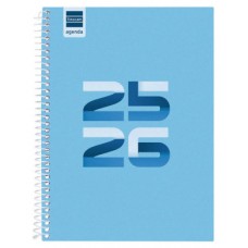 AGENDA ESCOLAR 2025-2026 COOL 4º 155X212 SEMANA VISTA HORIZONTAL AZUL+ FINOCAM 645040126 (Espera 4 dias)