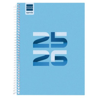 AGENDA ESCOLAR 2025-2026 COOL 4º 155X212 SEMANA VISTA HORIZONTAL AZUL+ FINOCAM 645040126 (Espera 4 dias)