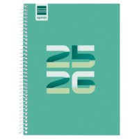 AGENDA ESCOLAR 2025-2026 COOL 4º 155X212 1DIA PAGINA VERDE+ FINOCAM 645060926 (Espera 4 dias)