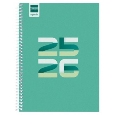 AGENDA ESCOLAR 2025-2026 COOL 4º 155X212 1DIA PAGINA VERDE+ FINOCAM 645060926 (Espera 4 dias)