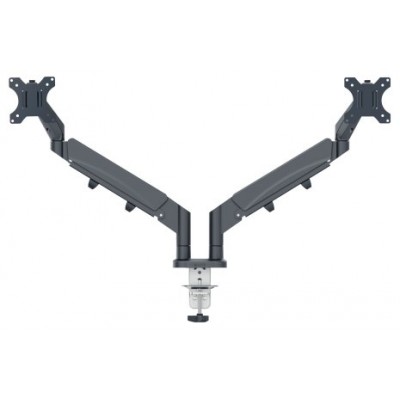 BRAZO PARA MONITOR DUAL LEITZ ERGO SPACESAVING COLOR GRIS OSCURO KENSINGTON 65370089 (Espera 4 dias)