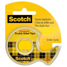 ROLLO CINTA ADHESIVA DOBLE CARA 12,7MM X 6,3M CON DISPENSADOR 136D SCOTH 7100276528 (Espera 4 dias)