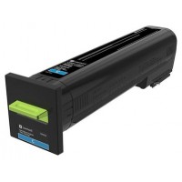 Lexmark CS820, CX82x, CX860 Cartucho de toner cian Retornable