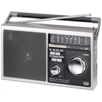 RADIO TREVI MB 749 W PORT. MULTIBANDA RADIO ESTILO RETRO AW/USB METAL GRAY