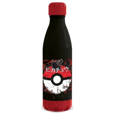 BOTELLA DE PLÁSTICO PIKACHU Y POKEBALL (ROJO/NEGRO) 660 ML STOR REDSTRING 75778 (Espera 4 dias)