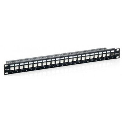 Patch Panel Vacio Cat.6 24 Puertos Keystone 1u