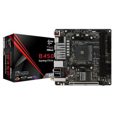 Asrock Fatal1ty B450 Gaming-ITX/ac AMD B450 Zócalo AM4 mini ITX (Espera 4 dias)