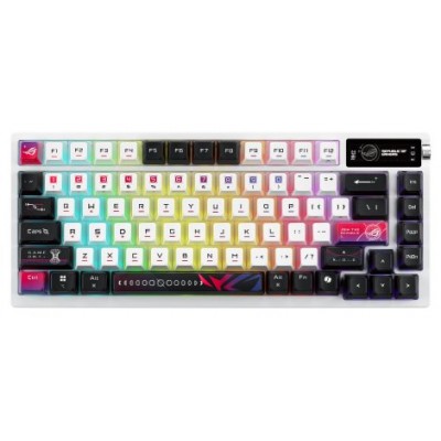 ASUS ROG Azoth X teclado Juego USB + RF Wireless + Bluetooth Negro, Blanco (Espera 4 dias)