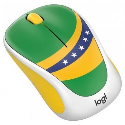 Mouse Logitech Wireless M238 World Cup Edition Brasil