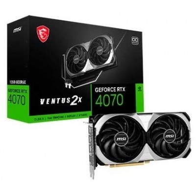 TARJETA GRAFICA MSI RTX 4070 VENTUS 2X OC 12GB GDDR6X