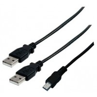 Cable Doble USB a Mini USB (Espera 2 dias)