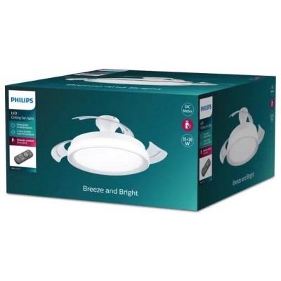 VENTILADOR DE TECHO RETRACTIL PHILIPS BLISS 35+28W LED