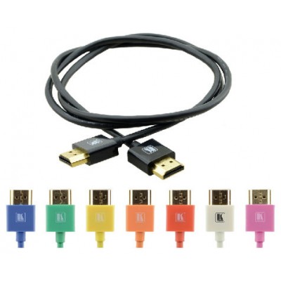 KRAMER CABLE HDMI FLEXIBLE ALTA VELOCIDAD CON ETHERNET ULTRA PLANO COLOR NEGRO (C-HM/HM/PICO/BK-6) (Espera 4 dias)