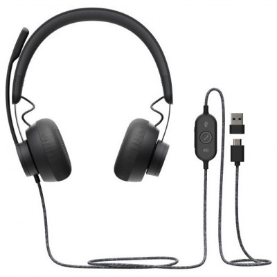 Logitech Auriculares + micro Zone Wired Usb