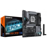 GIGABYTE B860 EAGLE WIFI6E Placa base - CPUs Intel Core Ultra, VRM de 12+1+2+1 fases, hasta 9066MHz DDR5, 1xPCIe 5.0 + 2xPCIe 4.0 M.2, LAN 2,5 GbE, WIFI 6E, USB 3.2 Gen 2x2 (Espera 4 dias)