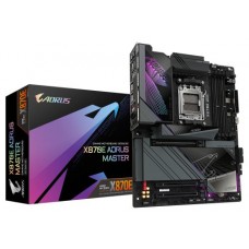 GIGABYTE Placa base X870E AORUS MASTER - Compatible con CPUs AMD Ryzen 9000, VRM digital de 16+2+2 fases, hasta 8200MHz DDR5 (OC), 4xPCIe 5.0 + 4xM.2, Wi-Fi 7, LAN 5GbE, USB 3.2 Gen 2x2 (Espera 4 dias)