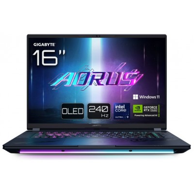 GIGABYTE AORUS MASTER 16 BZH Portátil Gaming - 16,0“, 240Hz OLED, Intel Core 275HX, NVIDIA RTX 5090 GPU, 32GB DDR5 5600MHz, 1 x Gen4 1TB SSD, Windows 11 Pro, Garantía de 2 años, AORUS MASTER 16 BZHC6ESE64SP (Espera 4 dias)