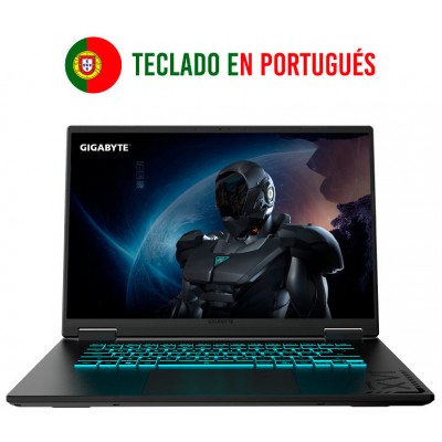 PORTATIL GIGABYTE A16 3VHK3PT864SD R7 260 32GB 1TB RTX5060 16"WUXGA FreeDOS