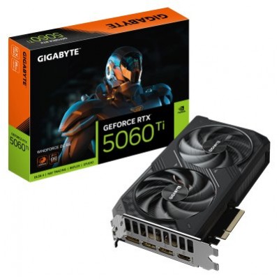TARJETA GRAFICA GIGABYTE RTX 5060TI WINDFORCE OC 8GB GDDR7