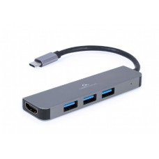 ADAPTADOR MULTIPUERTO GEMBIRD USB TIPO C 2 EN 1 HUB , HDMI