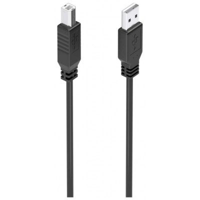 AISENS - CABLE USB 2.0 CON AMPLIFICADOR, TIPO A/M-B/M, NEGRO, 10M