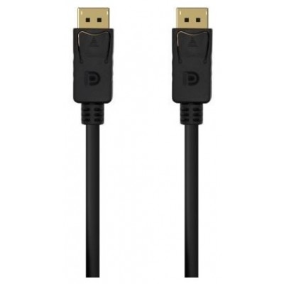 CABLE DISPLAYPORT V1.2 4K60HZ DPM-DPM NEGRO 1.5M