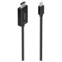 AISENS - CABLE CONVERSOR MINI DP A HDMI 4K@60HZ, MINI DP/M-HDMI/M, NEGRO, 2.0M