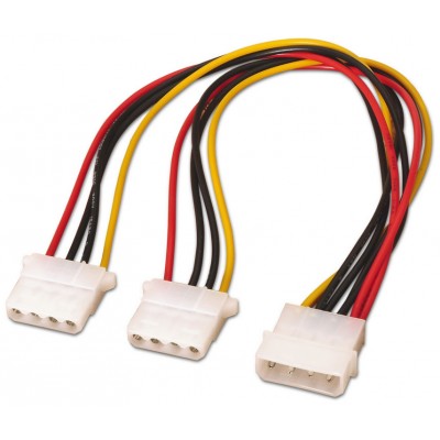 CABLE ALIMENTACION MOLEX MOLEX 4PIN M-2XMOLEX 4PIN H