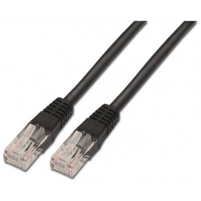 CABLE RED LATIGUILLO RJ45 CAT.6 UTP AWG24 NEGRO 2.0M