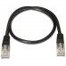 CABLE RED LATIGUILLO RJ45 CAT.6 UTP AWG24 NEGRO 2.0M