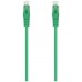 AISENS - CABLE DE RED LATIGUILLO RJ45 LSZH CAT.6A 500 MHZ UTP AWG24, VERDE, 25CM