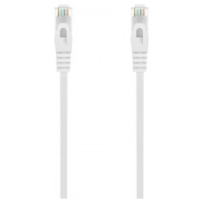 AISENS - CABLE DE RED LATIGUILLO RJ45 LSZH CAT.6A 500 MHZ UTP AWG24, BLANCO, 30CM