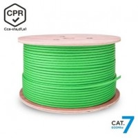 AISENS - Cable de Red RJ45 LSZH CPR Cca CAT.7 600 MHZ S/FTP AWG23, VERDE, 305M