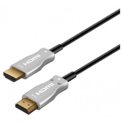 AISENS - CABLE HDMI V2.0 AOC PREMIUM ALTA VELOCIDAD / HEC 4K@60HZ 18GBPS, A/M-A/M, NEGRO, 50M