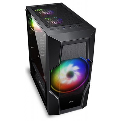 Abysm Gaming - Caja ATX Danube Hron Black - 2 x USB