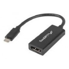 ADAPTADOR USB LANBERG USB-C M 3.1 A DISPLAYPORT H 15CM NEGRO