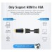 ADAPTADOR CONVERSOR HDMI A VGA AUDIO JACK 3.5 MM NEGRO VENTION (Espera 4 dias)