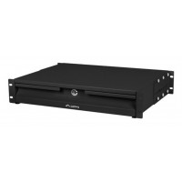 CAJON PARA RACK 19" 2U 483X360MM HASTA 90KG NEGRO CIERRE FRONTAL CAJON PARA RACK 19" 2U 483X360MM HASTA 90KG NEGRO CIERRE FRONTAL