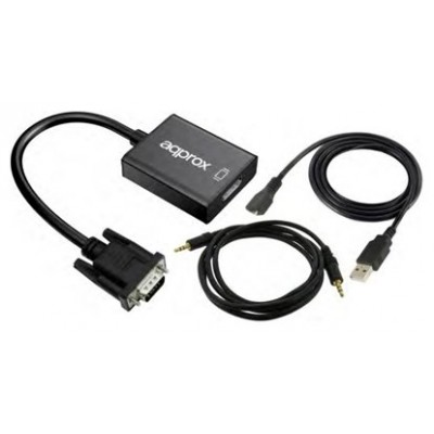 ADAPTADOR VGA A HDMI APPROX (Espera 4 dias)