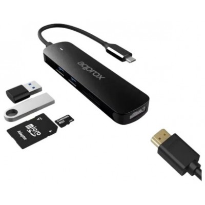 DOCKING USB-C APPROX APPC45 A 2XUSB 3.0 5Gbps 1XHDMI