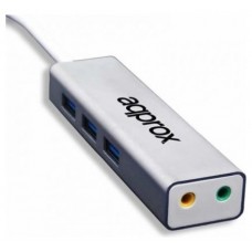 ADAPTADOR DE SONIDO USB 5.1 APPROX APPUSB51HUB+ HUB