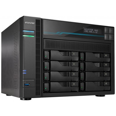 Servidor Nas Asustor As6508t 8 Bahias Atom C3538 Quad