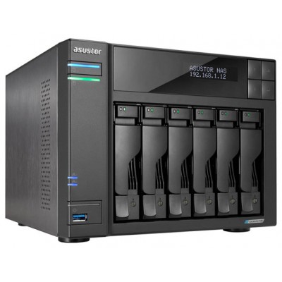 Servidor Nas Asustor Lockerstor As6706t 6 Bahias