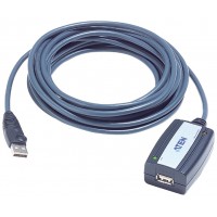 ATEN Cable extensor USB 2.0 de 5 m (soporta conexión en cadena hasta 25 m) (Espera 4 dias)