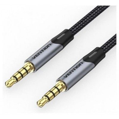 CABLE AUDIO ESTEREO JACK 3.5/M JACK 3.5/M 1.5 M GRIS VENTION (Espera 4 dias)