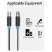 CABLE AUDIO ESTEREO XLR/M XLR/H 2 M NEGRO VENTION (Espera 4 dias)