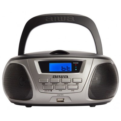 Radio Cd Bluetooth Portable Aiwa Boombox Bbtu-300