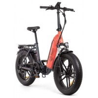 EBIKE  LUXOR - URBAN - FAT 20” X 4 - BAT. INTEGRADA Y EXTRAIBLE - NEGRO/CORAL (Espera 4 dias)